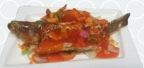 Fried Red Snapper In Sweet & Sour Sauce