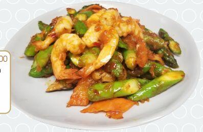 Asparagus Shrimp In Lemon Grass Sauce
