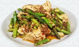 Asparagus Chicken Malaysian Style