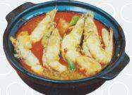 Curry Clay Pot Jumbo Shrimp